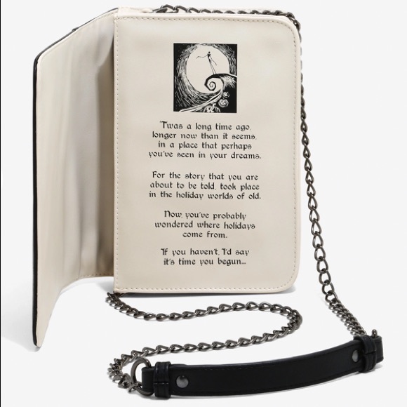 NIGHTMARE BEFORE CHRISTMAS Book CROSSBODY BAG SET! - Picture 2 of 9